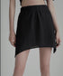 Asymmetric Skirted Flare Pants